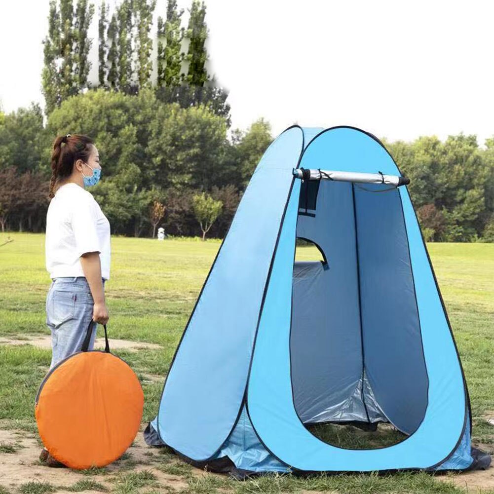 Cheap Goat Tents Pop Up Pod Privacy Nature Tent Changing Room Outdoor Awnings Portable Tarp Shower Camp Toilet Rain Shelter For Camping Accessory   